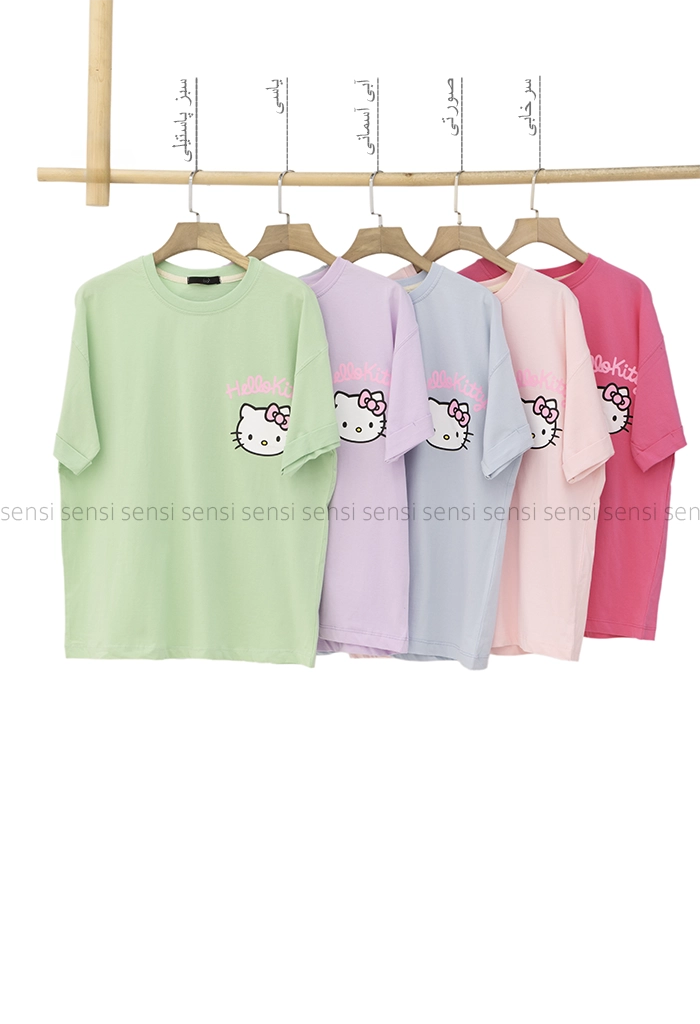 تیشرت hello kitty چاپی کد1005435